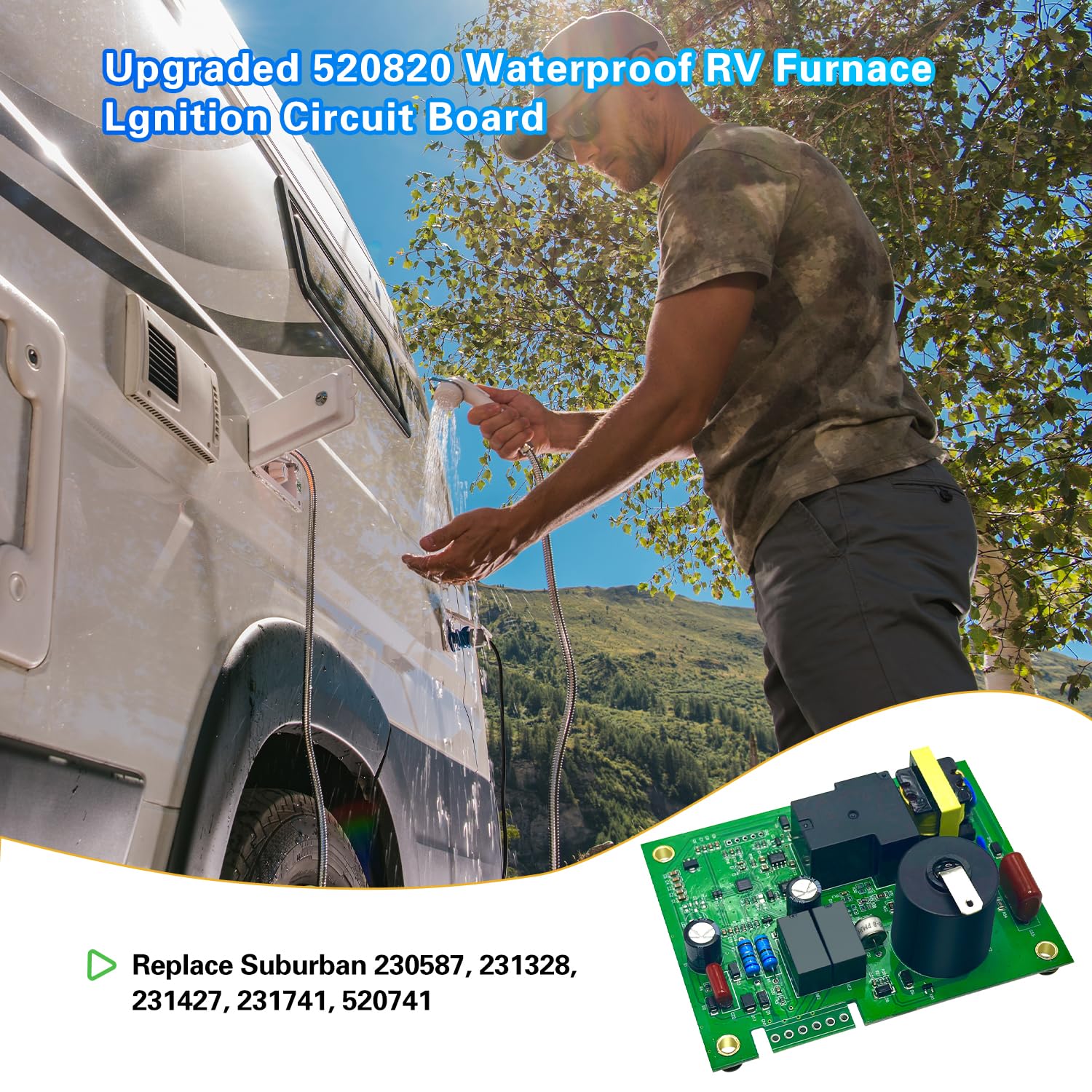 Upgraded 520820 OEM Suburban 12V DC RV Furnace Lgnition